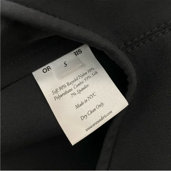 Orseund Iris Silk Black Corset Top - Picture 5 of 6